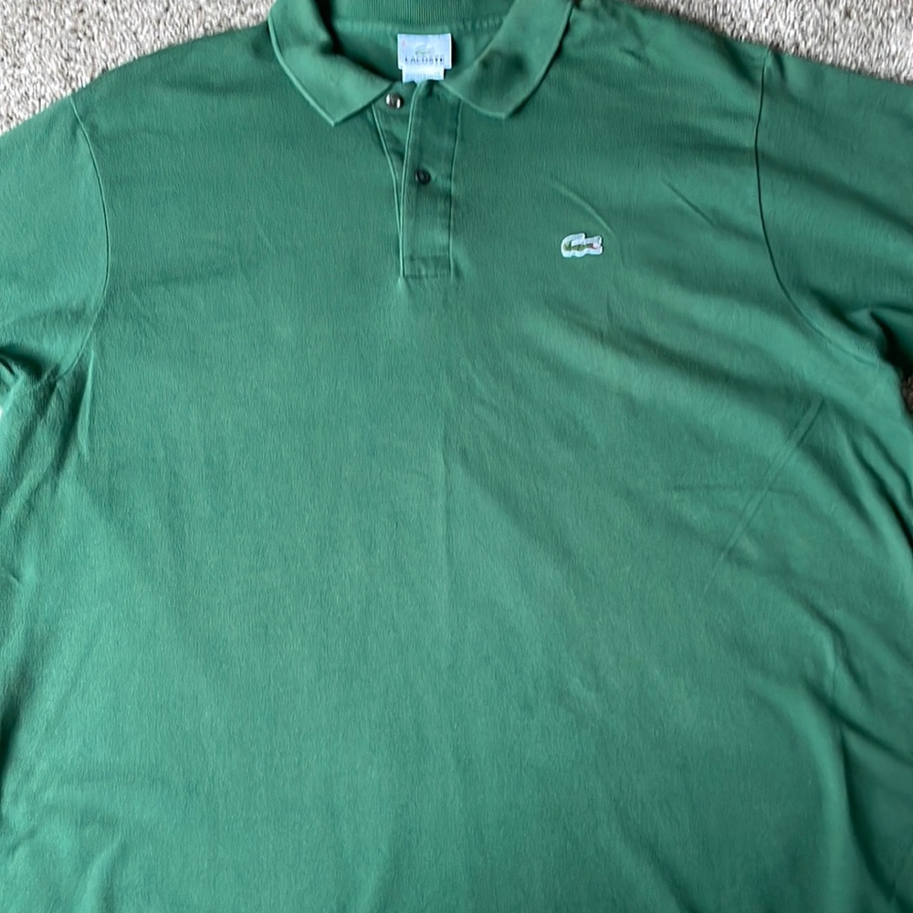 Lacoste Men's Green Polo Shirt